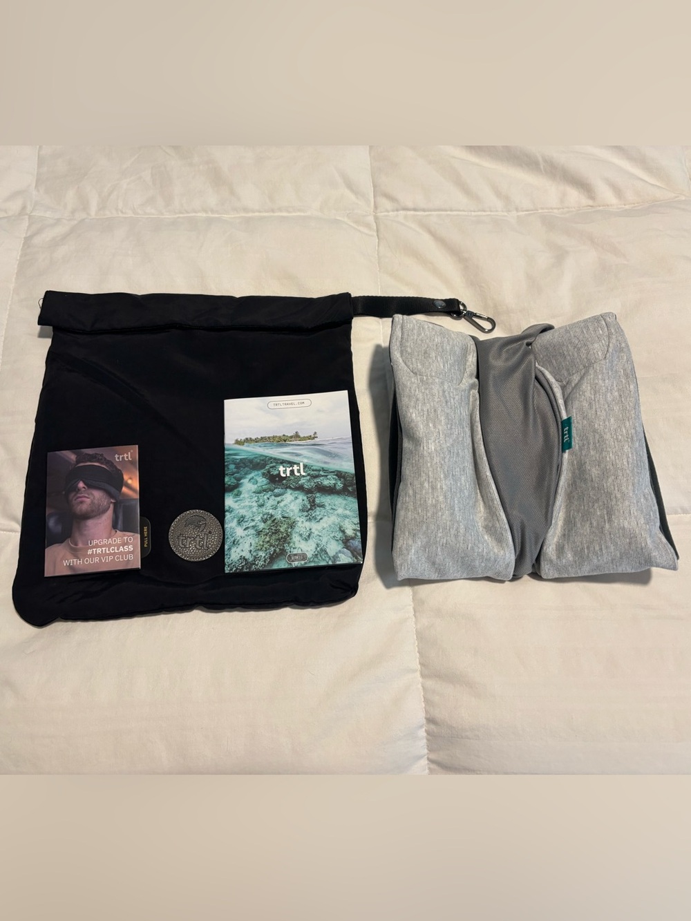 trtl Pillow Plus Travel Pillow with Carry Pouch